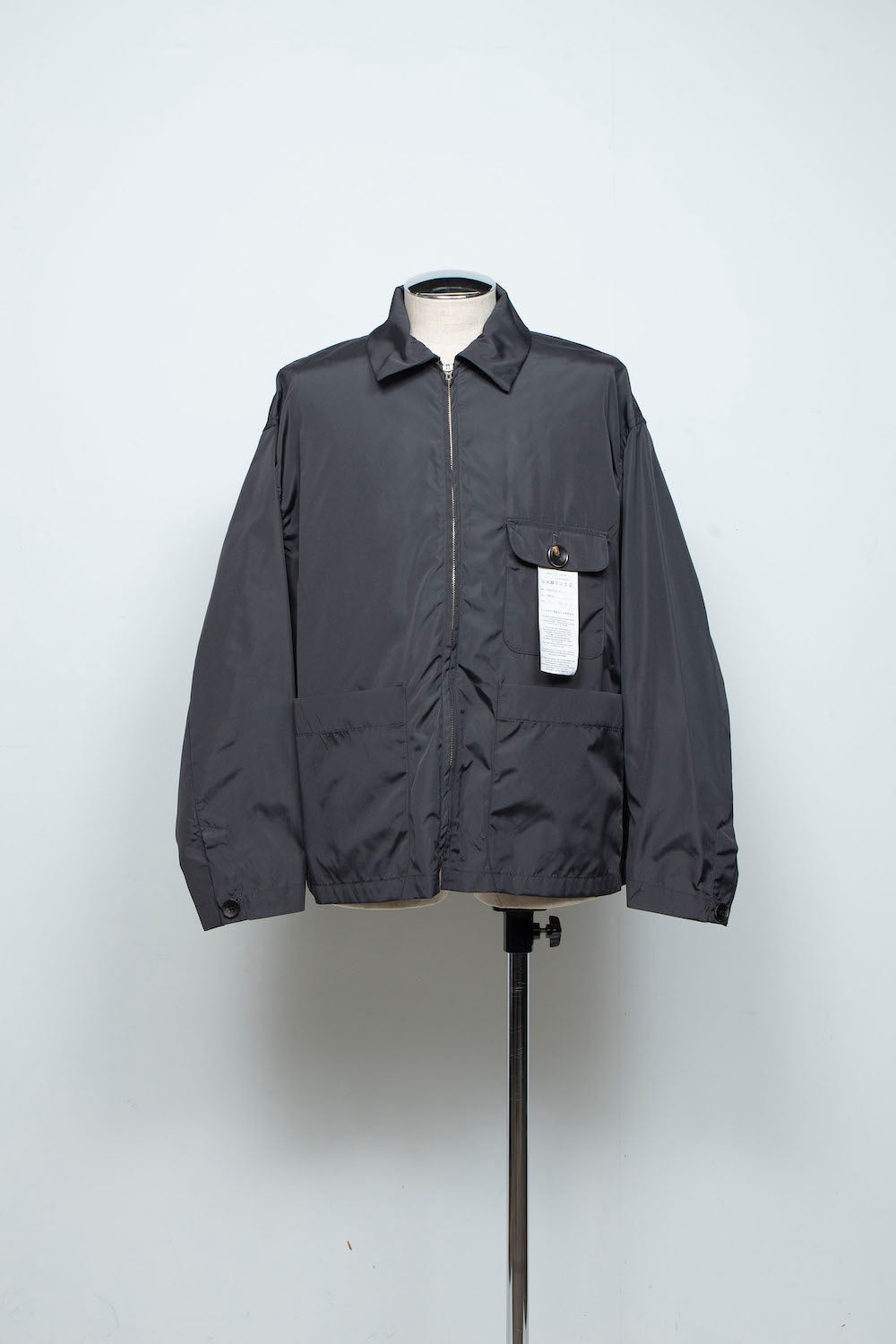 LB26SS-SH10-TRT | TRUSSAIR®︎ TWILL ジップフライカバーオール| CHARCOAL