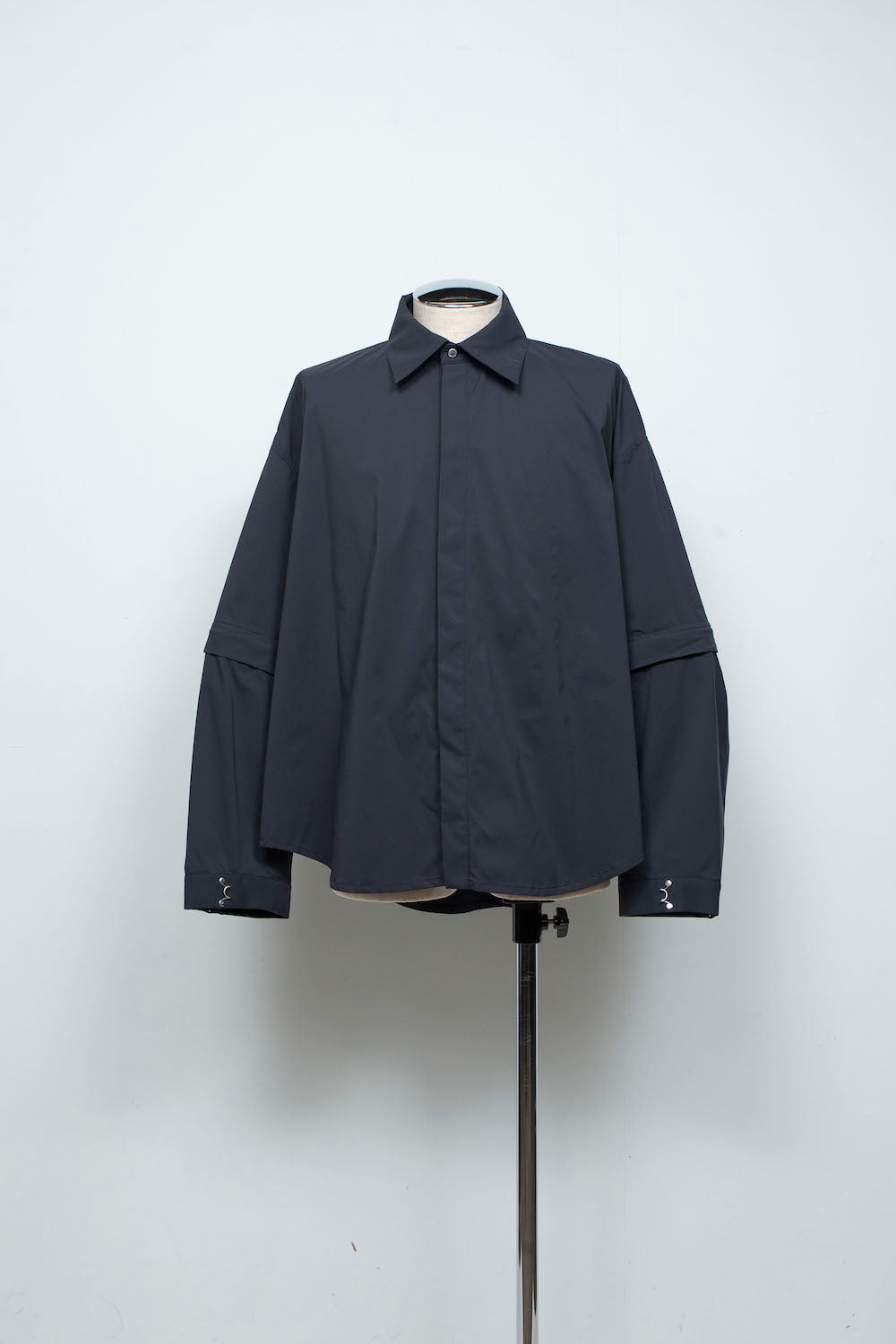 LB26SS-SH11-TCB | プライムフレックス デタッチャブルスリーブシャツ | BLACK