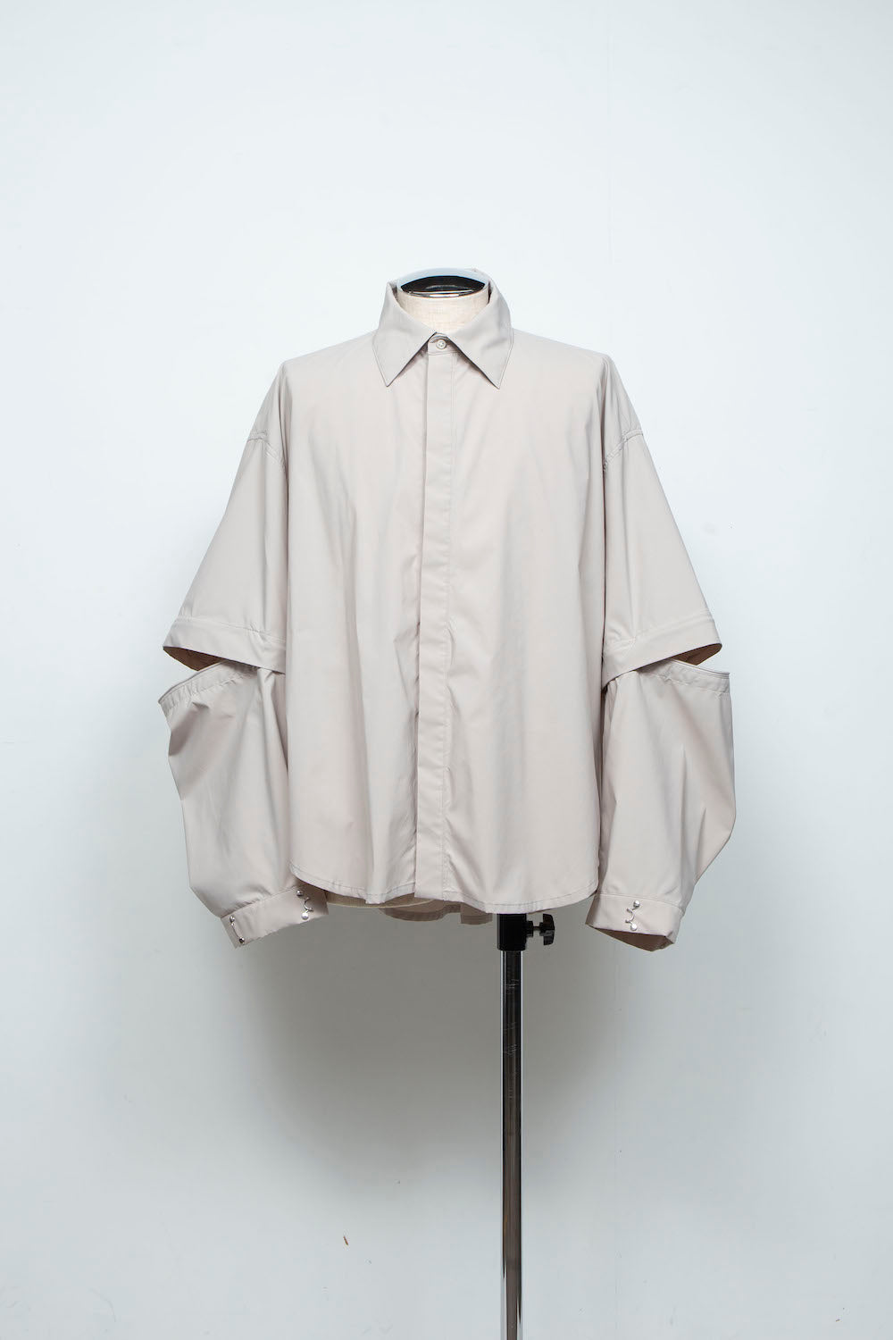 LB26SS-SH11-TCB | プライムフレックス デタッチャブルスリーブシャツ | GREIGE