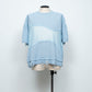 LB26SS-KN10 | アバセルペーパーヤーンリバースクラッシュドセーター | PALE BLUE