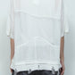 LB26SS-KN10 | アバセルペーパーヤーンリバースクラッシュドセーター | OFF WHITE