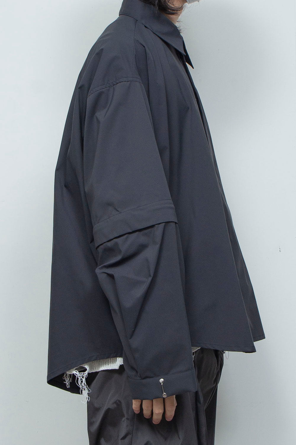 LB26SS-SH11-TCB | プライムフレックス デタッチャブルスリーブシャツ | BLACK