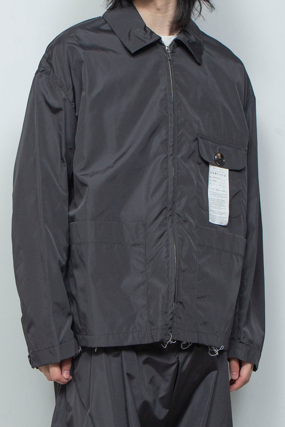 LB26SS-SH10-TRT | TRUSSAIR®︎ TWILL ジップフライカバーオール| CHARCOAL