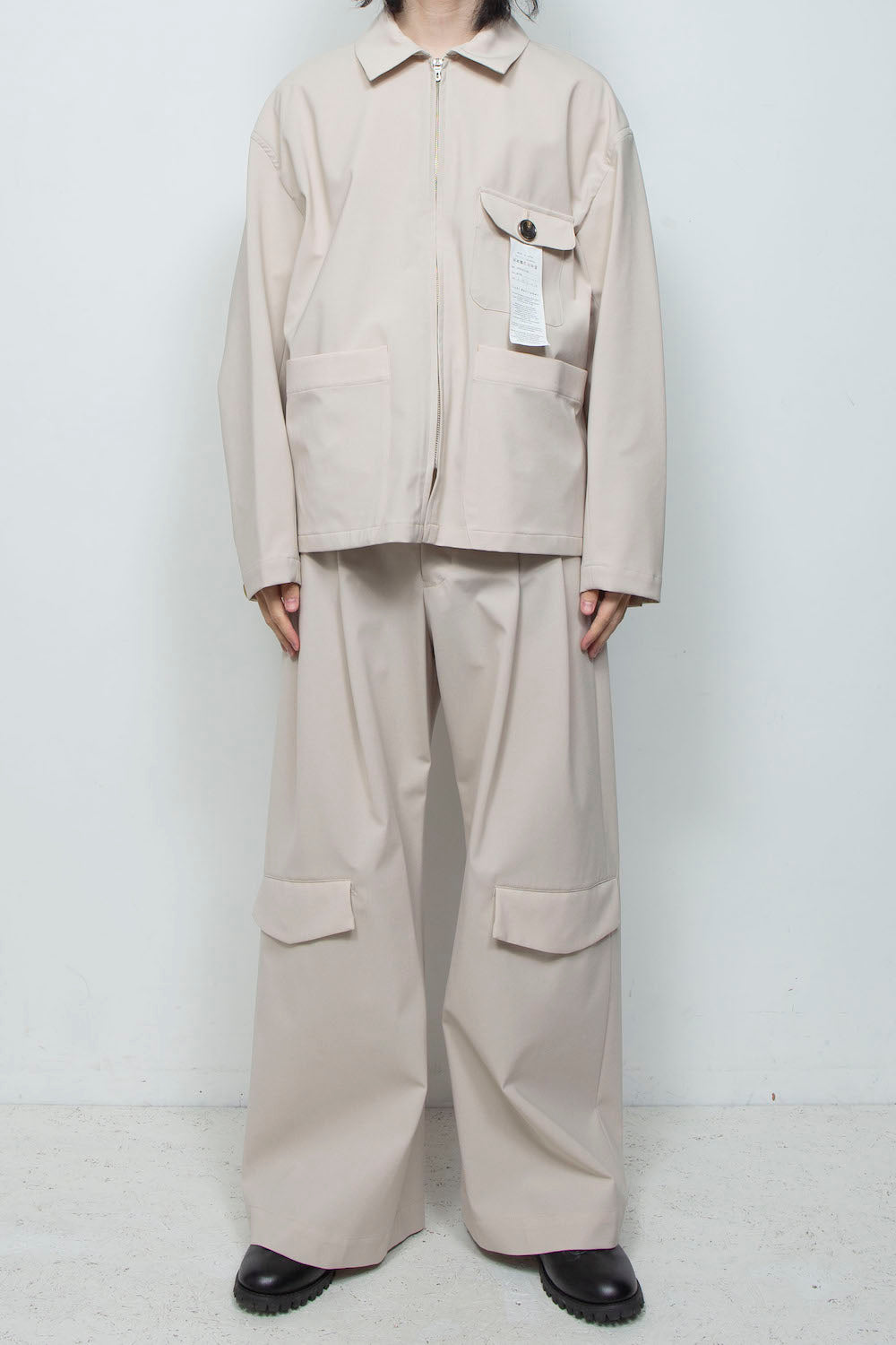 LB26SS-PT09-BDS | オリジナル3レイヤー シンフラップバギートラウザー | NATURAL