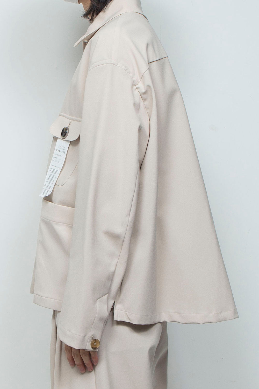 LB26SS-SH10-BDS | オリジナル3レイヤー ジップフライカバーオール | NATURAL