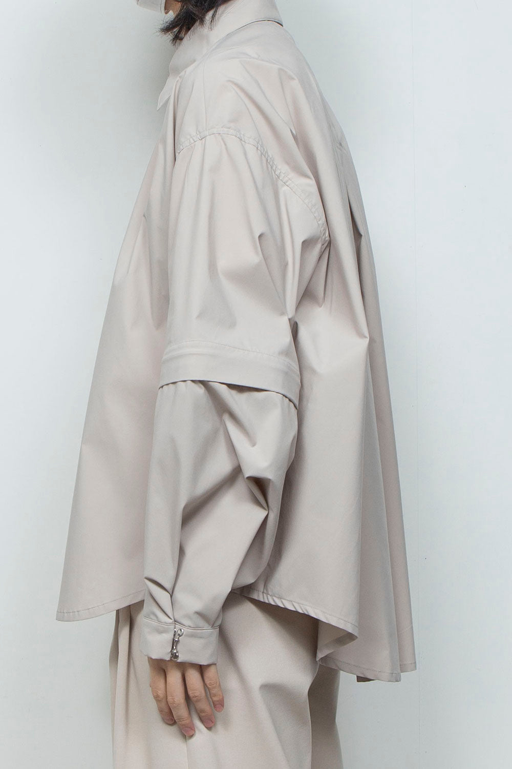 LB26SS-SH11-TCB | プライムフレックス デタッチャブルスリーブシャツ | GREIGE