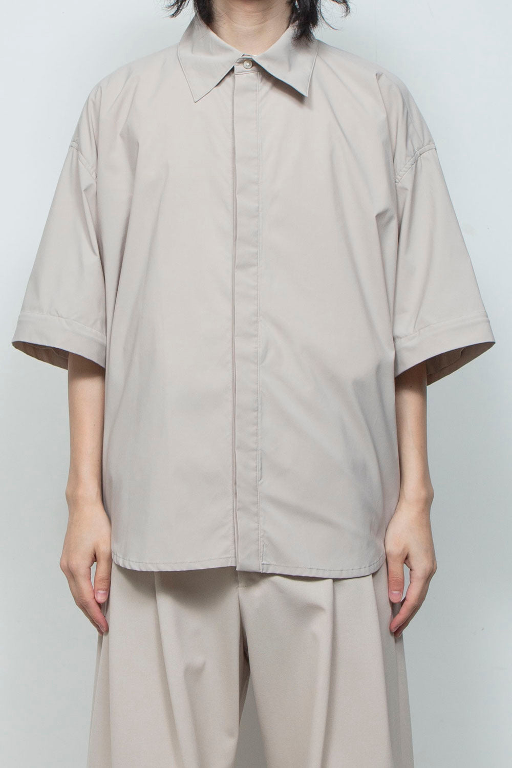 LB26SS-SH11-TCB | プライムフレックス デタッチャブルスリーブシャツ | GREIGE