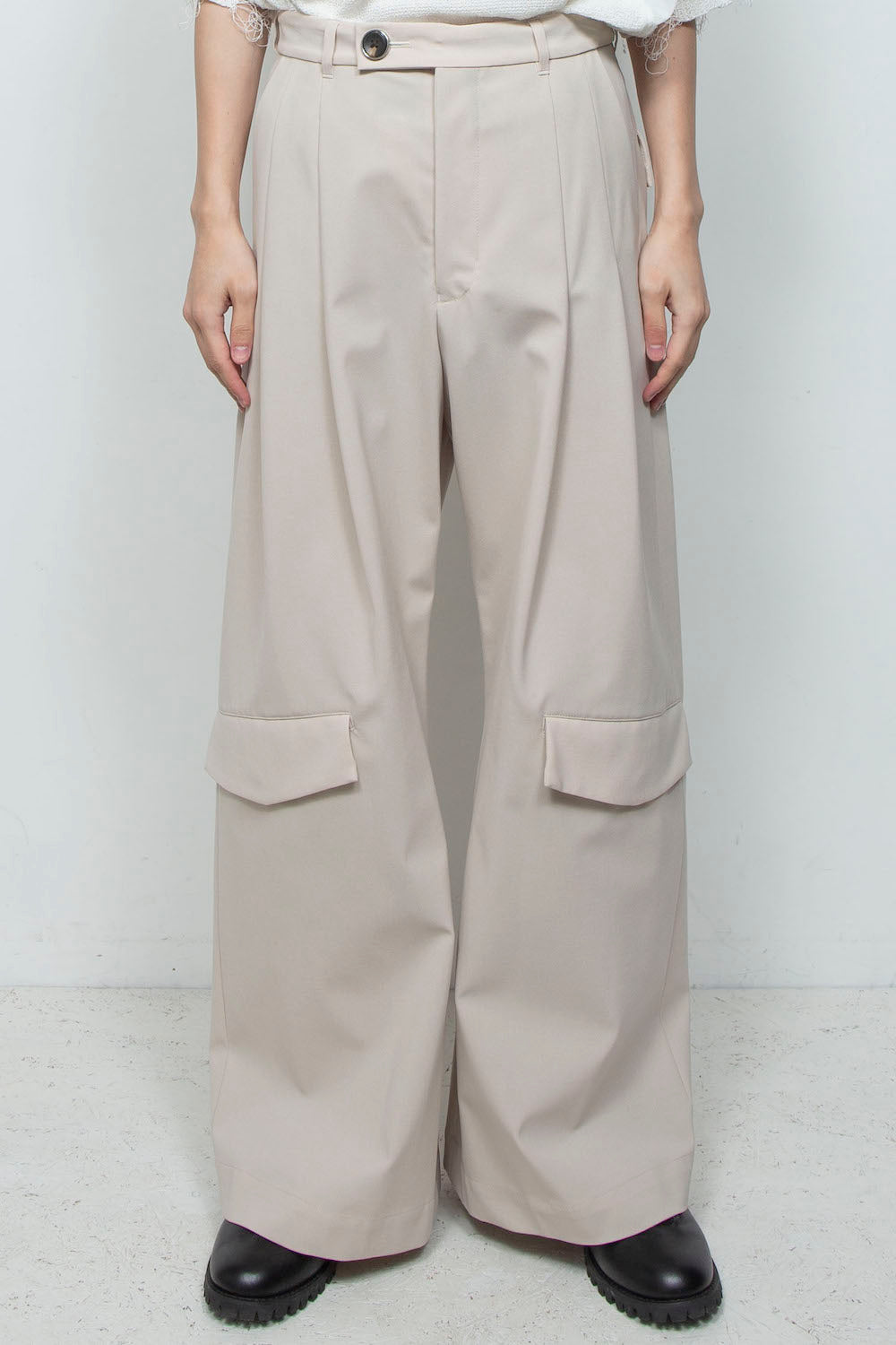 LB26SS-PT09-BDS | オリジナル3レイヤー シンフラップバギートラウザー | NATURAL