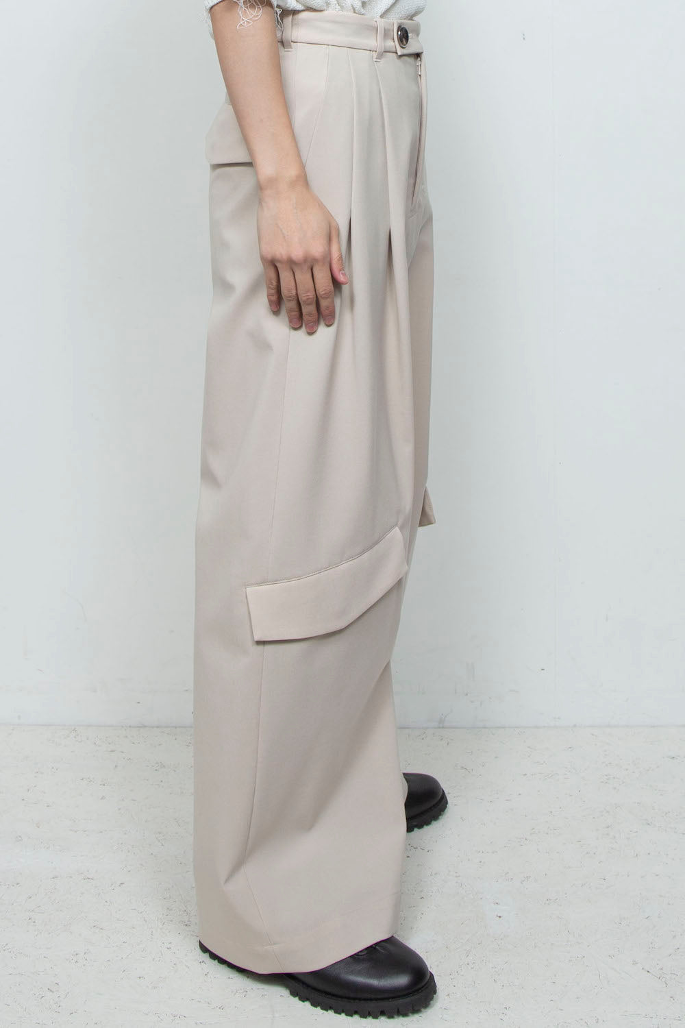 LB26SS-PT09-BDS | オリジナル3レイヤー シンフラップバギートラウザー | NATURAL