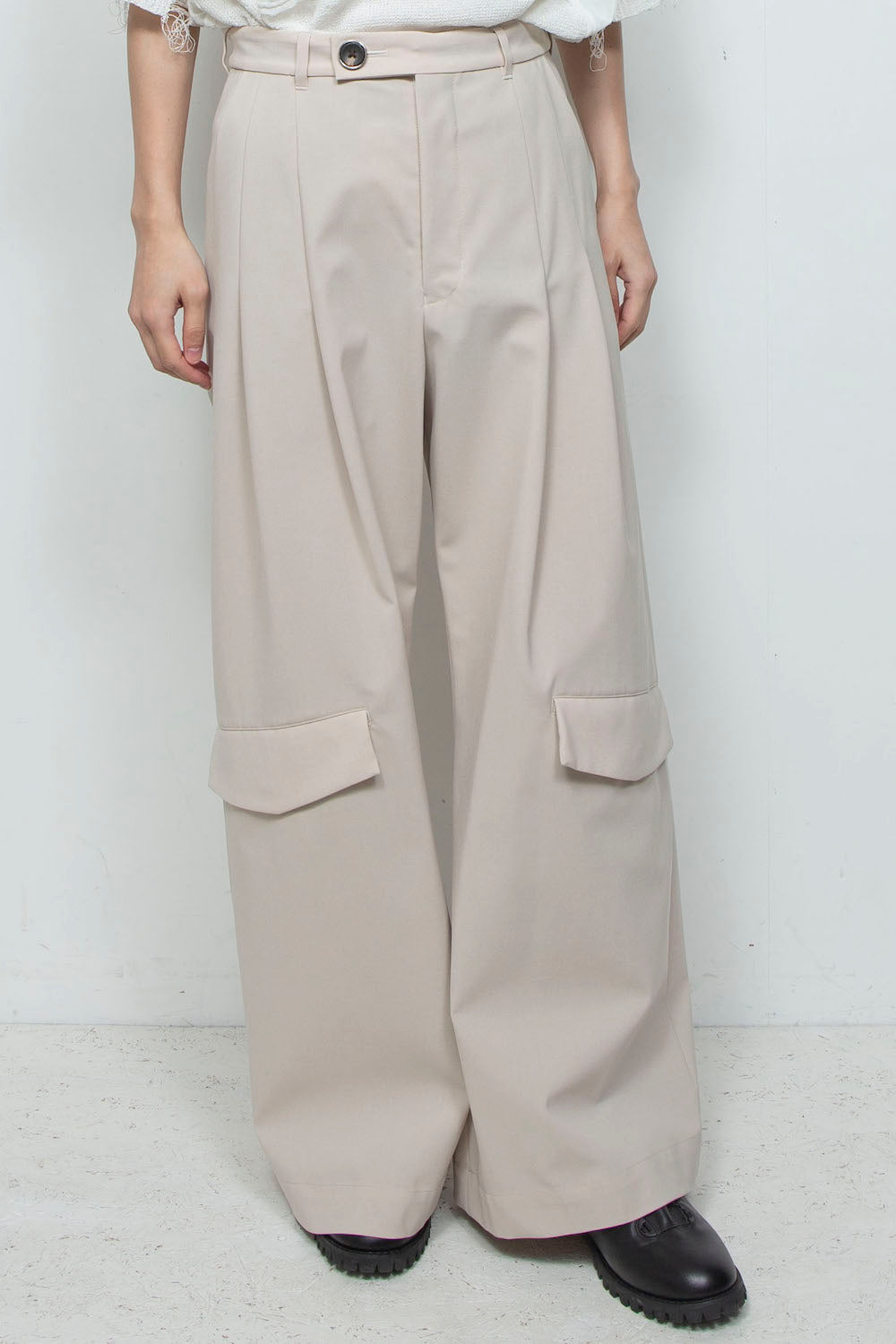 LB26SS-PT09-BDS | オリジナル3レイヤー シンフラップバギートラウザー | NATURAL