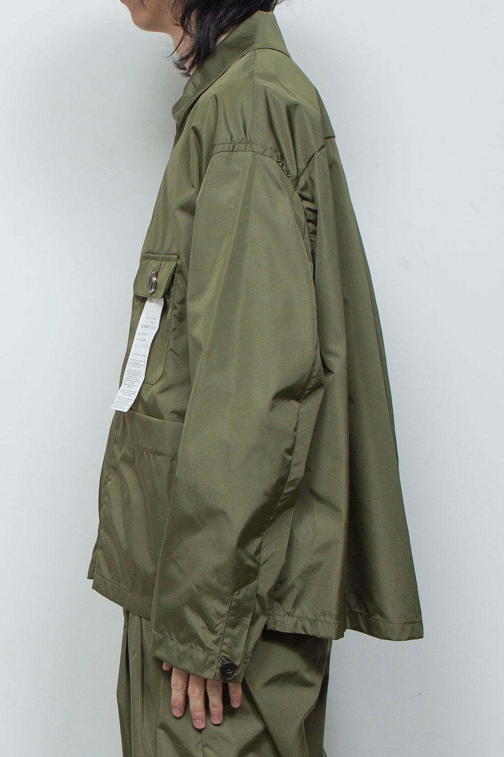 LB26SS-SH10-TRT | TRUSSAIR®︎ TWILL ジップフライカバーオール| MILITARY GREEN