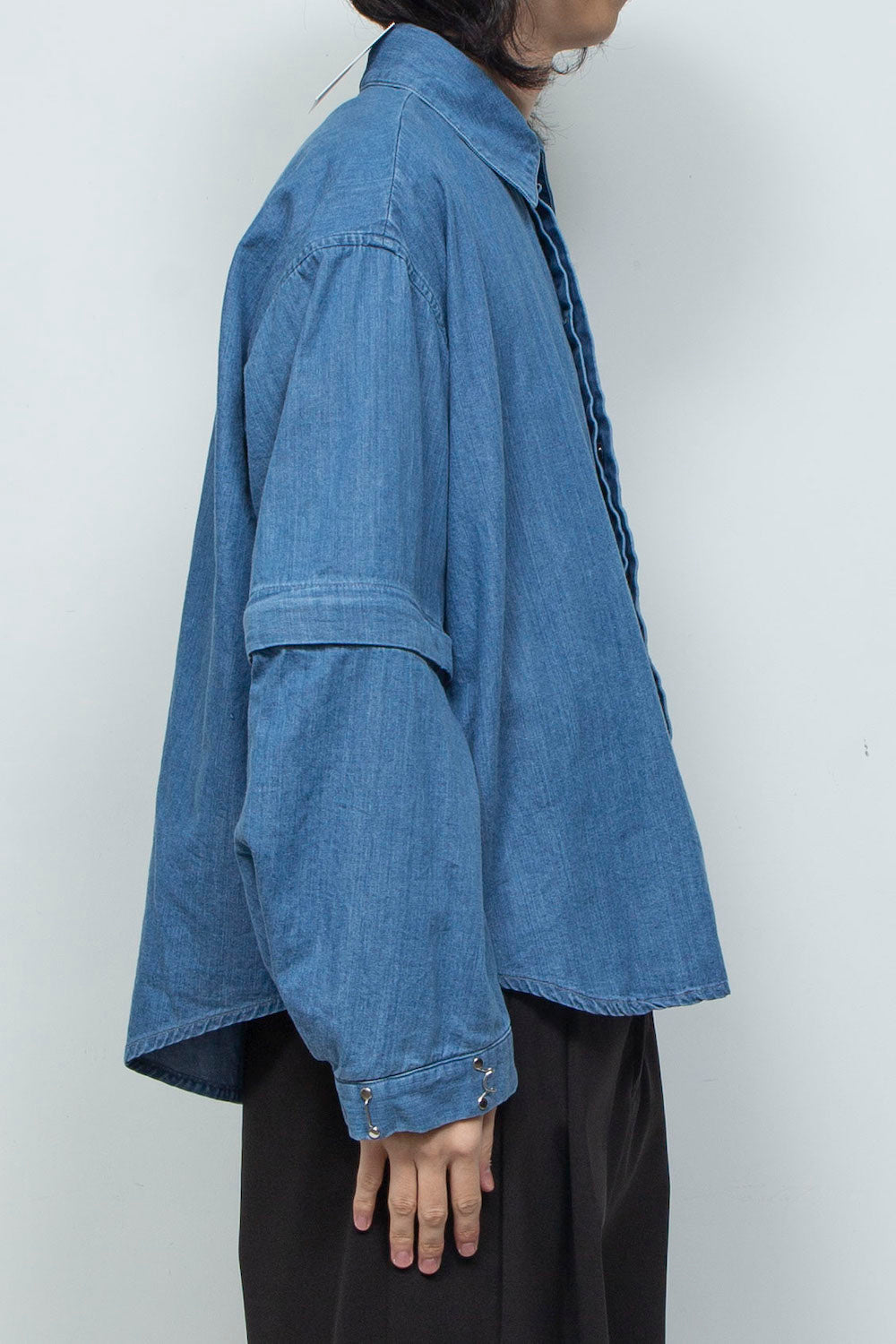 EVERYDAY WASHシャツ LB26SS-SH11-BWD | 7.5ozデニム デタッチャブルスリーブシャツ | BLUE