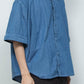 LB26SS-SH11-BWD | 7.5ozデニム デタッチャブルスリーブシャツ | BLUE WASHED
