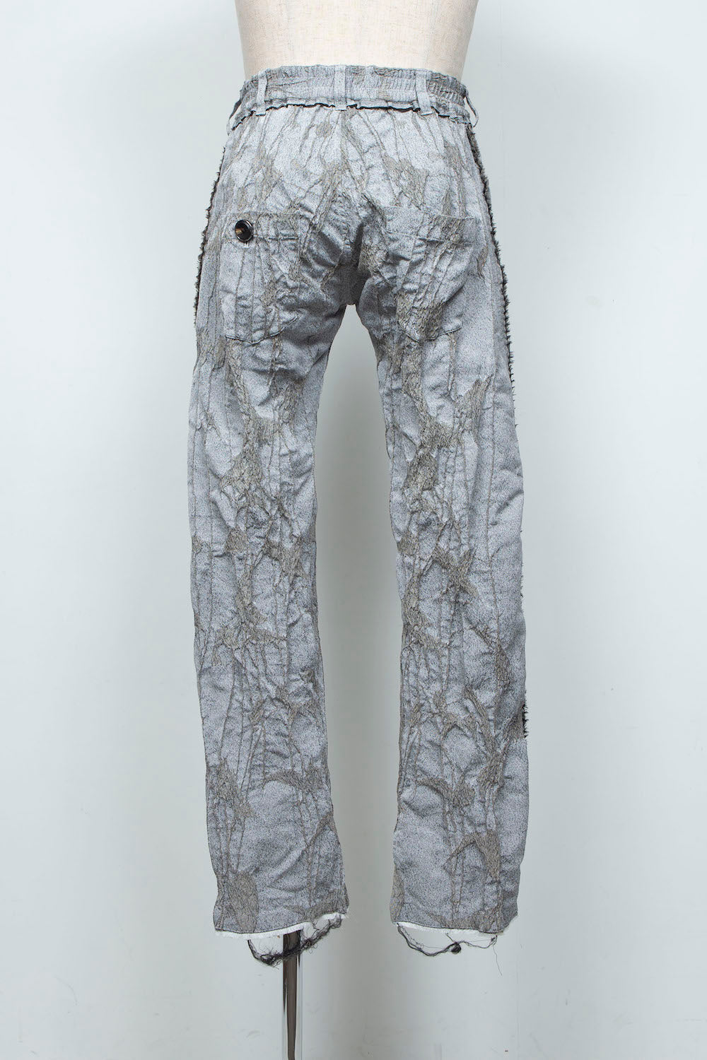 <LAST 1点> LB26SS-PT02-JQD | オリジナル蔦ジャガードローライズ5Pセミフレアパンツ | IVY×CONCRETE