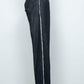 <LAST 1点> LB26SS-PT02-HPD | ホイルプリントローライズ5Pセミフレアパンツ | BLACK×FOIL