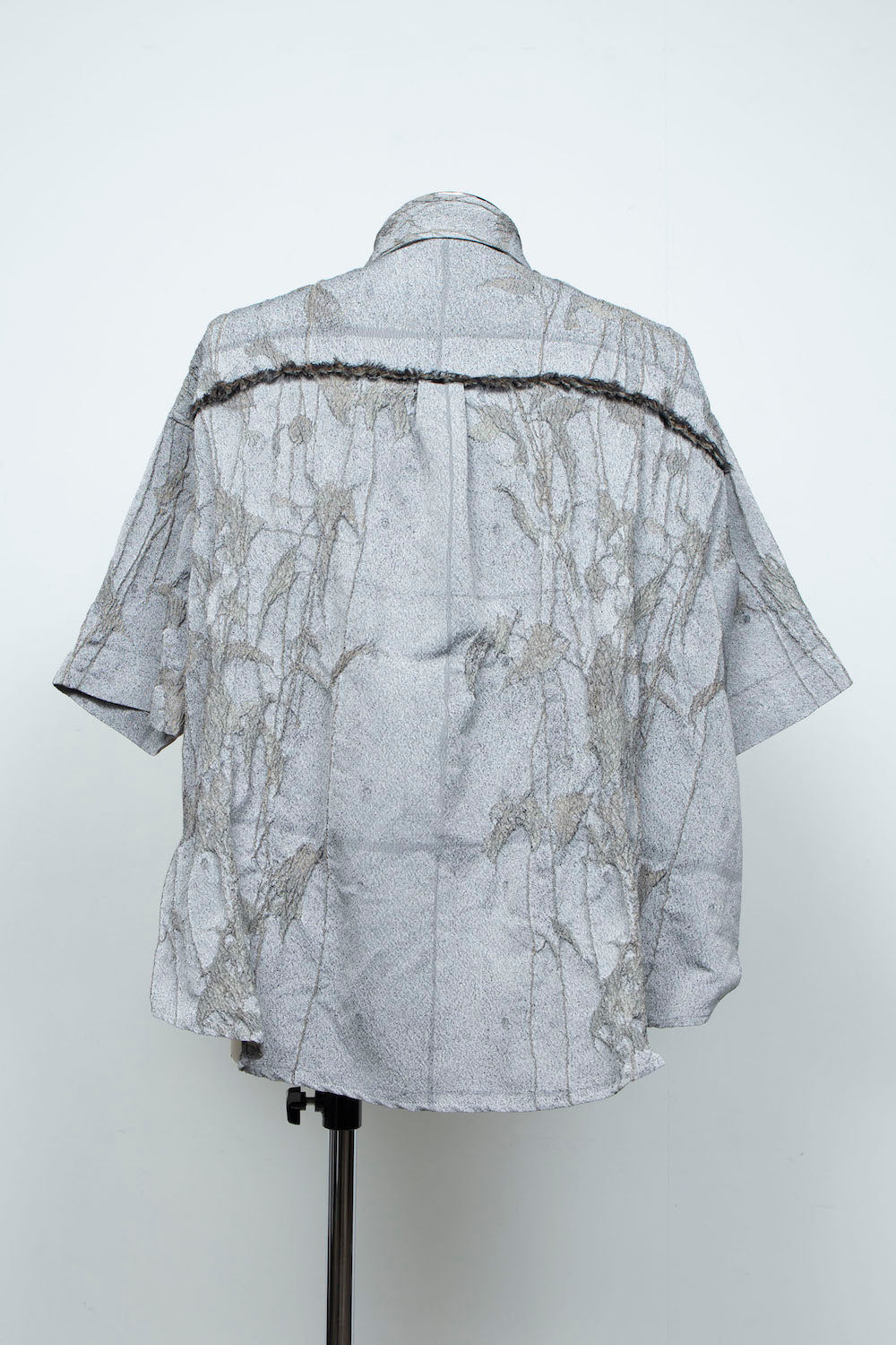 <LAST 1点> LB26SS-SH08-JQD | オリジナル蔦ジャガードショートスリーブコンパクトシャツ | IVY×CONCRETE