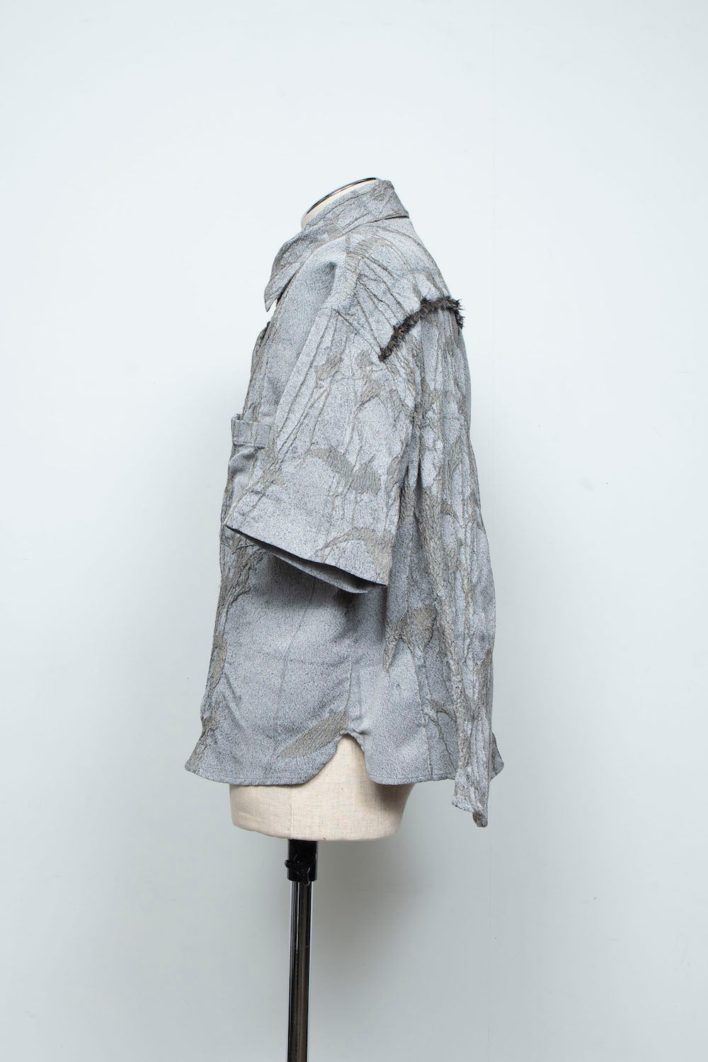 <LAST 1点> LB26SS-SH08-JQD | オリジナル蔦ジャガードショートスリーブコンパクトシャツ | IVY×CONCRETE