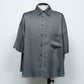 <LAST 1点> LB26SS-SH08-PDC | ピグメントウォッシュドショートスリーブコンパクトシャツ | SLATE GRAY