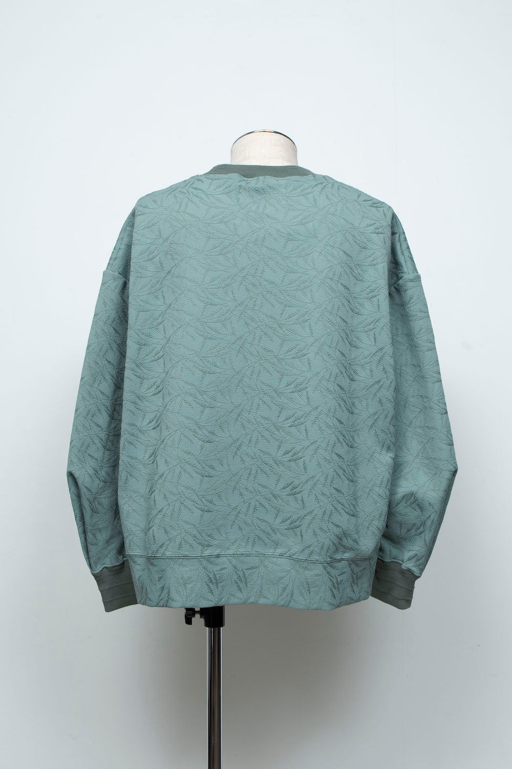 <LAST 1点> LB26SS-PO08-ETJ | フルエンブロイダリージャージープルオーバー | GLASS GREEN