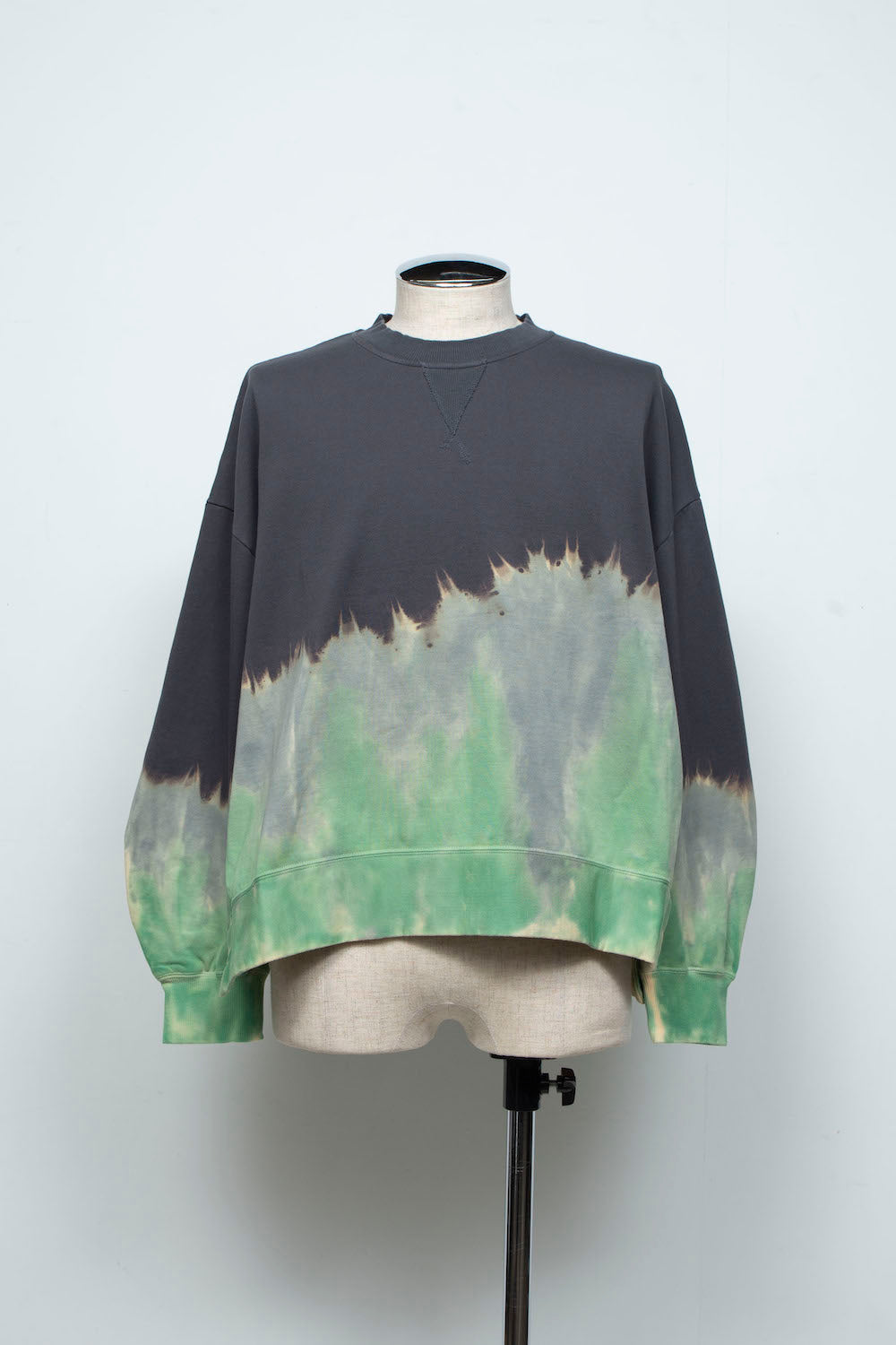 LB26SS-PO10-GDJ | ハンドダイドロングスリーブプルオーバー | SLATE GRAY DYED