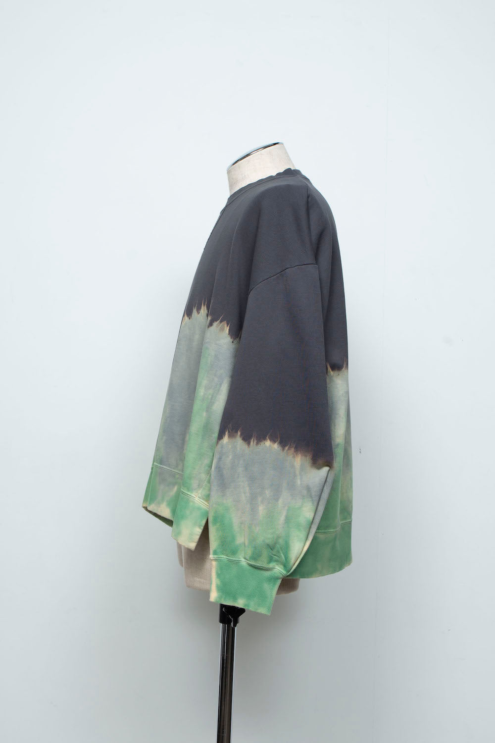 LB26SS-PO10-GDJ | ハンドダイドロングスリーブプルオーバー | SLATE GRAY DYED