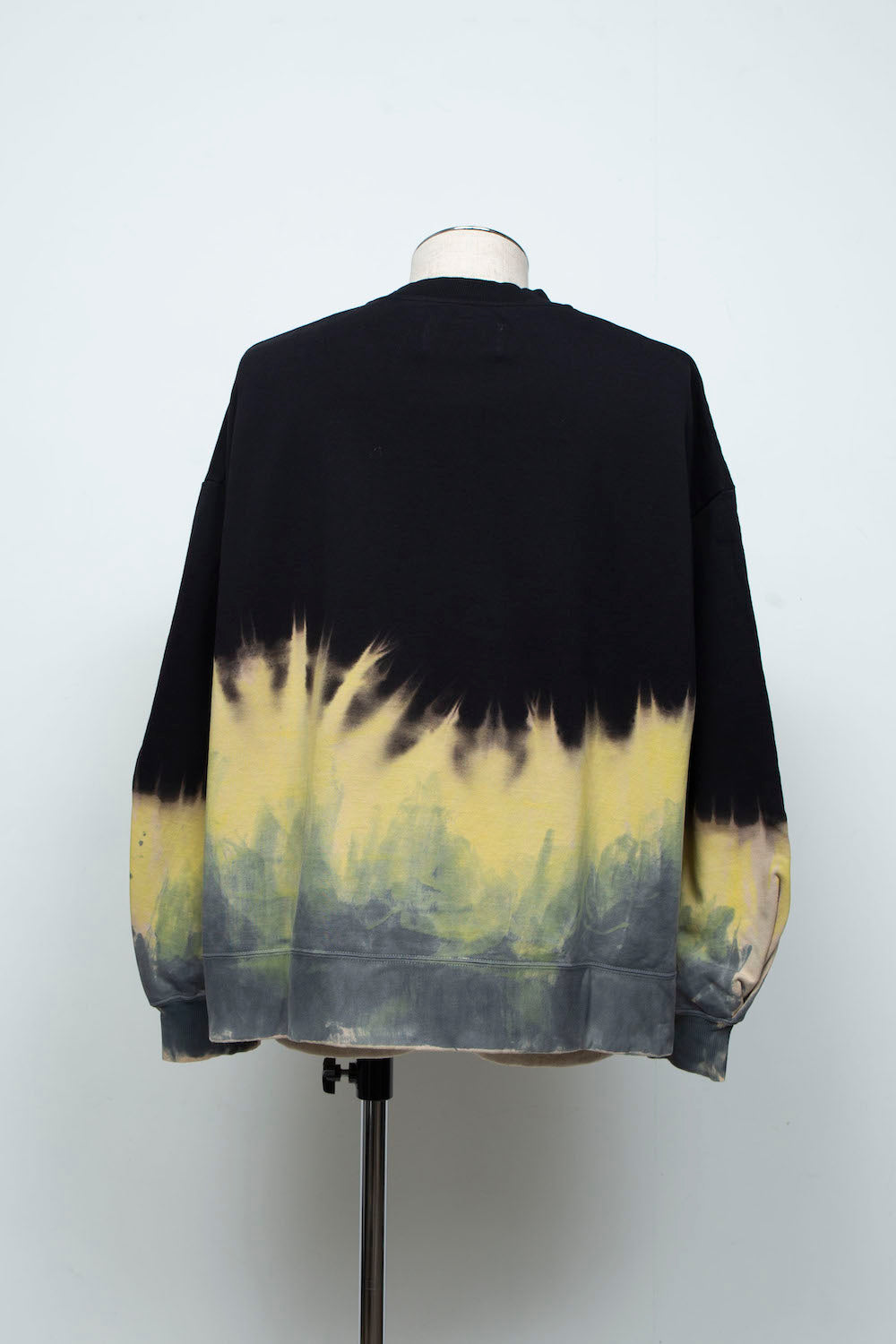 LB26SS-PO10-GDJ | ハンドダイドロングスリーブプルオーバー | BLACK DYED