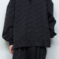 <LAST 1点> LB26SS-PO08-ETJ | フルエンブロイダリージャージープルオーバー | BLACK