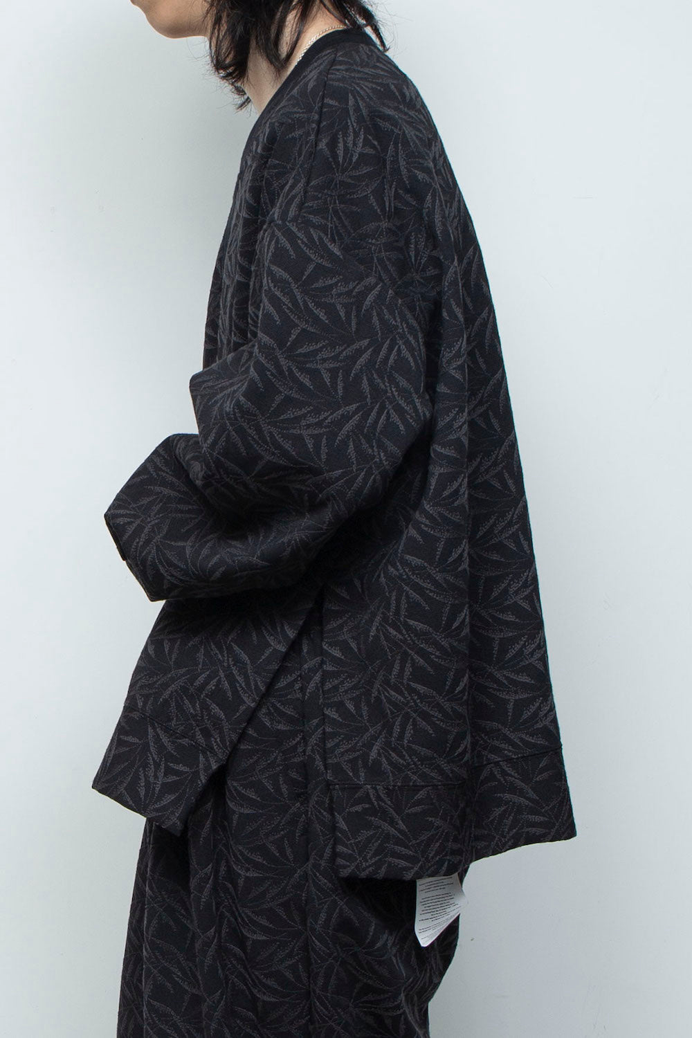 <LAST 1点> LB26SS-PO08-ETJ | フルエンブロイダリージャージープルオーバー | BLACK