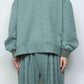 <LAST 1点> LB26SS-PO08-ETJ | フルエンブロイダリージャージープルオーバー | GLASS GREEN