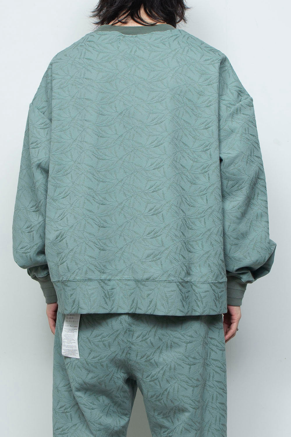 <LAST 1点> LB26SS-PO08-ETJ | フルエンブロイダリージャージープルオーバー | GLASS GREEN