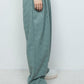 <LAST 1点> LB26SS-PT08-ETJ | フルエンブロイダリージャージーイージーパンツ | GLASS GREEN