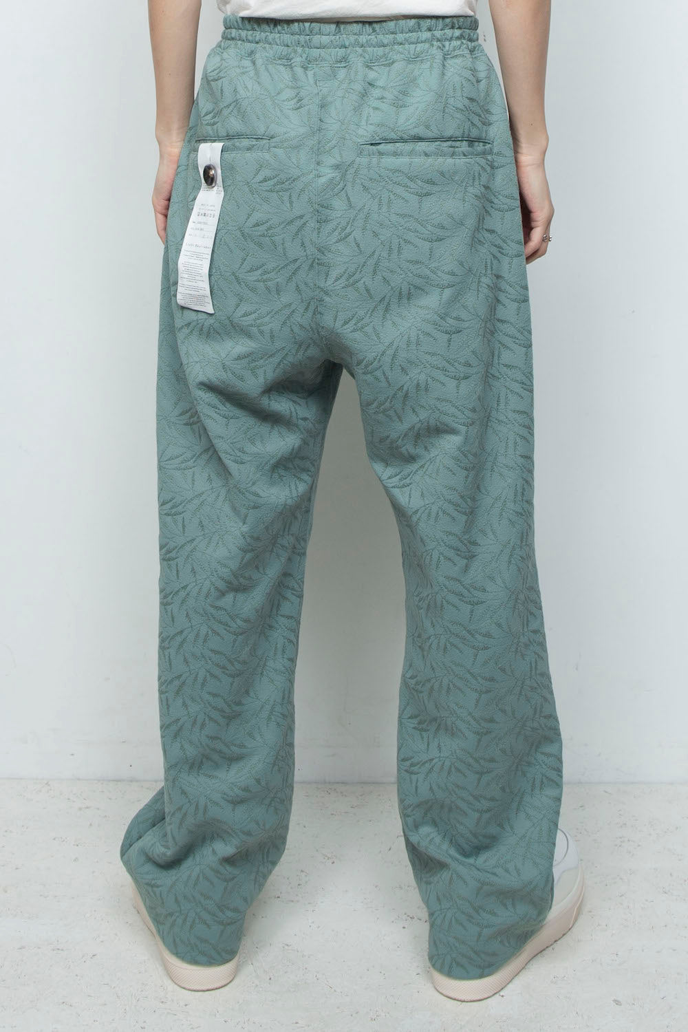 <LAST 1点> LB26SS-PT08-ETJ | フルエンブロイダリージャージーイージーパンツ | GLASS GREEN