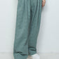 <LAST 1点> LB26SS-PT08-ETJ | フルエンブロイダリージャージーイージーパンツ | GLASS GREEN