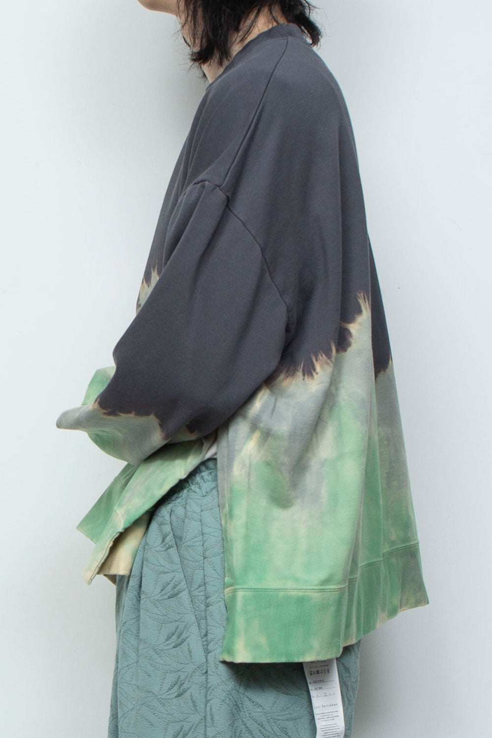LB26SS-PO10-GDJ | ハンドダイドロングスリーブプルオーバー | SLATE GRAY DYED