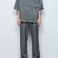 <LAST 1点> LB26SS-SH08-PDC | ピグメントウォッシュドショートスリーブコンパクトシャツ | SLATE GRAY