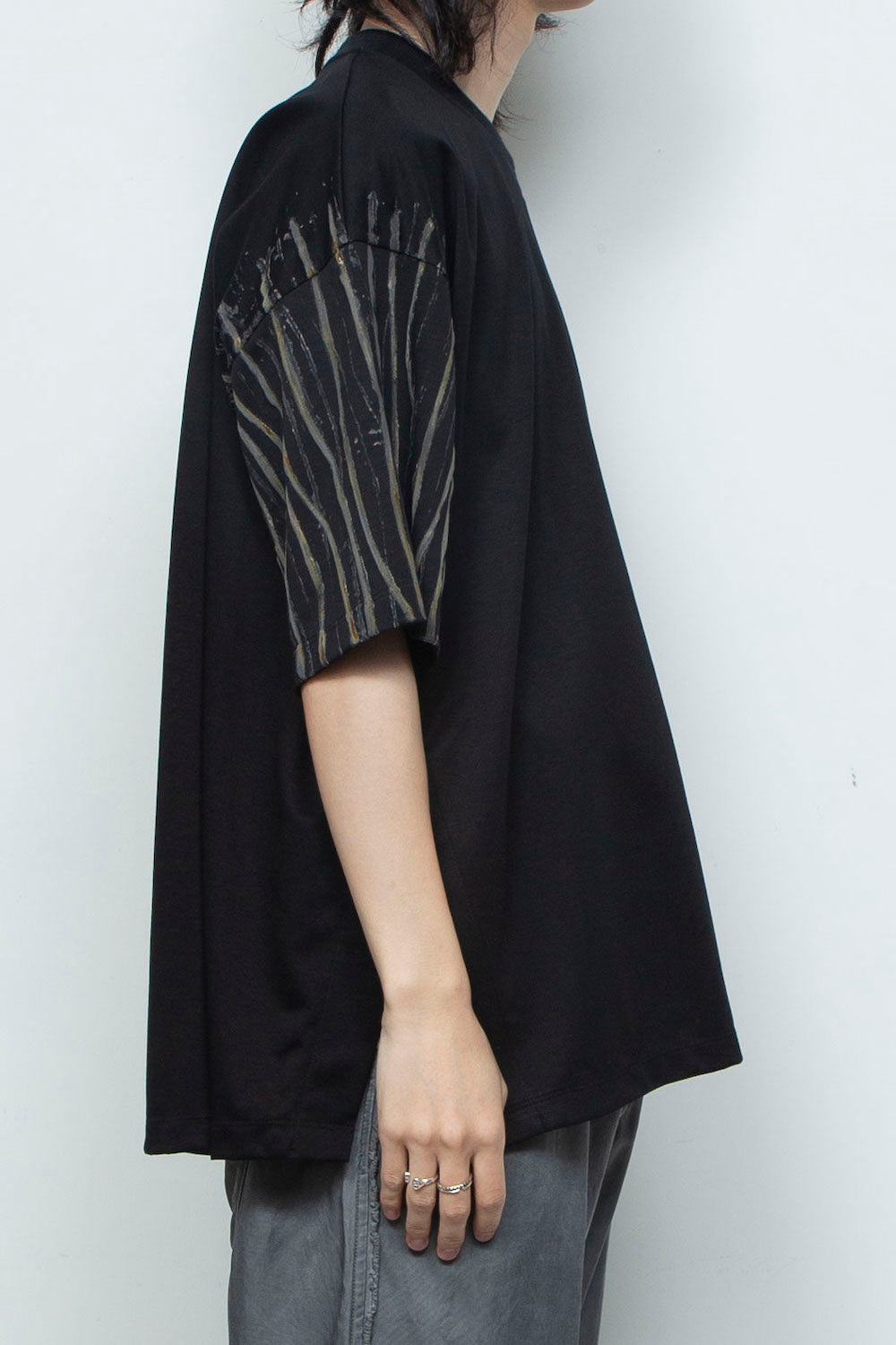 <last>  
LB25AW-TE09-HDP | 优质比马棉手绘T恤 | 白色</last>