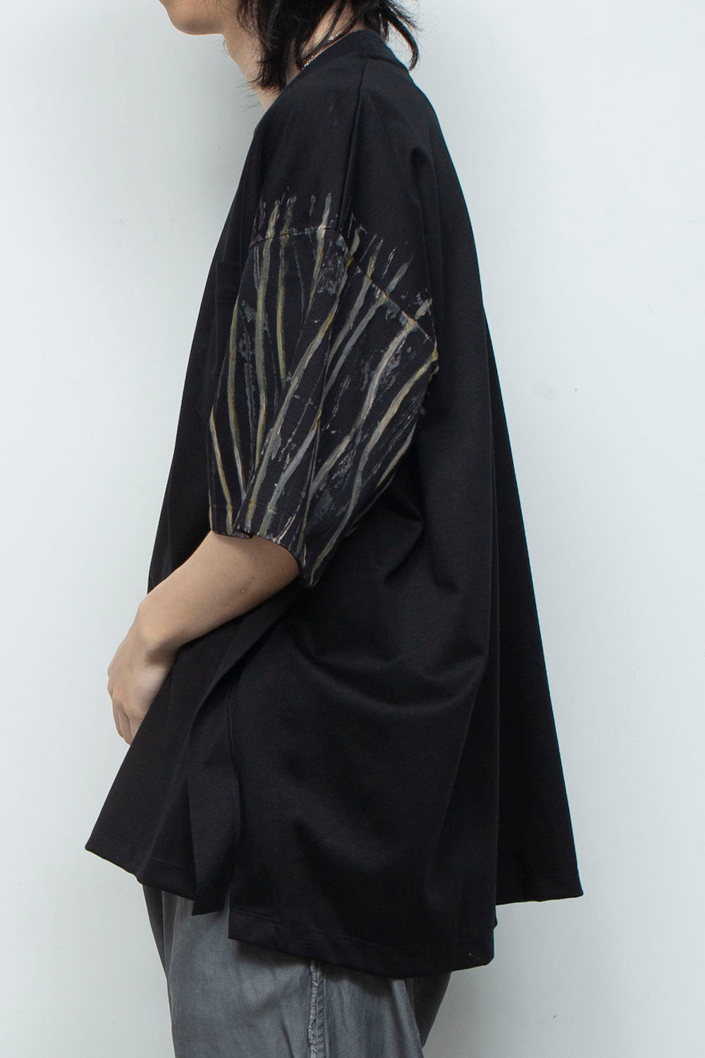 <last>  
LB25AW-TE09-HDP | 优质比马棉手绘T恤 | 白色</last>