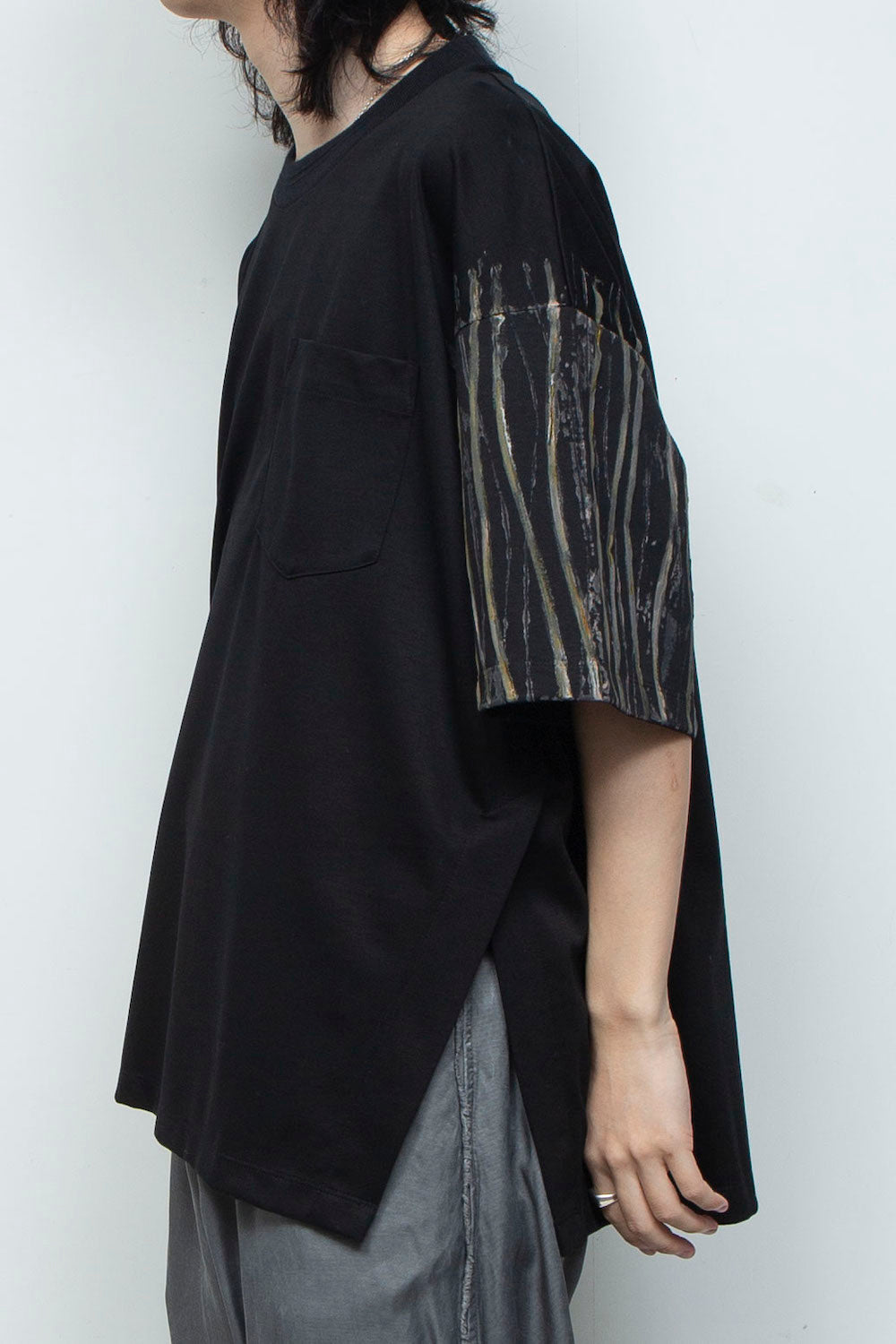 <last>  
LB25AW-TE09-HDP | 优质比马棉手绘T恤 | 白色</last>