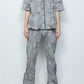 <LAST 1点> LB26SS-SH08-JQD | オリジナル蔦ジャガードショートスリーブコンパクトシャツ | IVY×CONCRETE