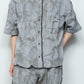 <LAST 1点> LB26SS-SH08-JQD | オリジナル蔦ジャガードショートスリーブコンパクトシャツ | IVY×CONCRETE