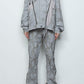 <LAST 1点> LB26SS-JK02-JQD | オリジナル蔦ジャガード再構築カーペンターデニムジャケット | IVY×CONCRETE