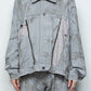 <LAST 1点> LB26SS-JK02-JQD | オリジナル蔦ジャガード再構築カーペンターデニムジャケット | IVY×CONCRETE