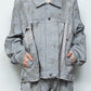 <LAST 1点> LB26SS-JK02-JQD | オリジナル蔦ジャガード再構築カーペンターデニムジャケット | IVY×CONCRETE