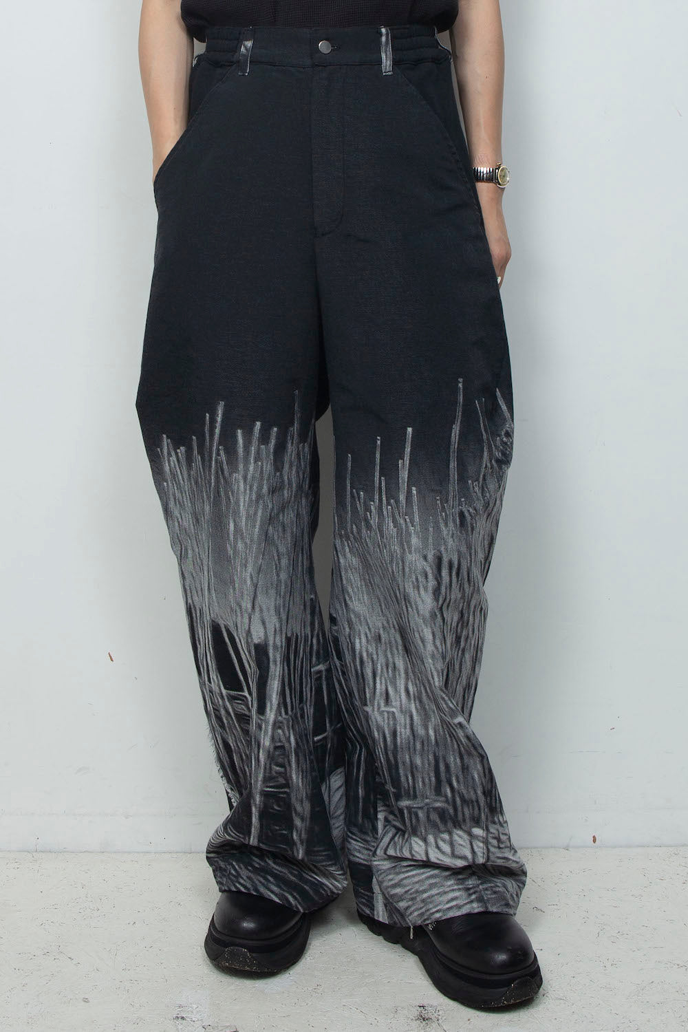 <last item> 
LB26SS-PT09-BDS | Original 3-Layer Sinflap Baggy Trousers | NATURAL</last>