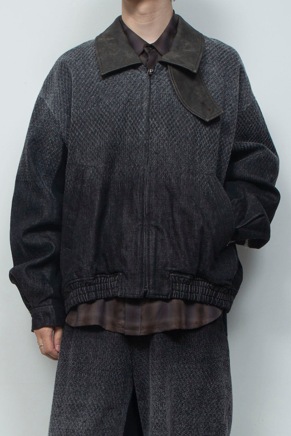 <last item> LB26SS-JK02-HPD | Foil Print Reconstructed Carpenter Denim Jacket | BLACK×FOIL</last>