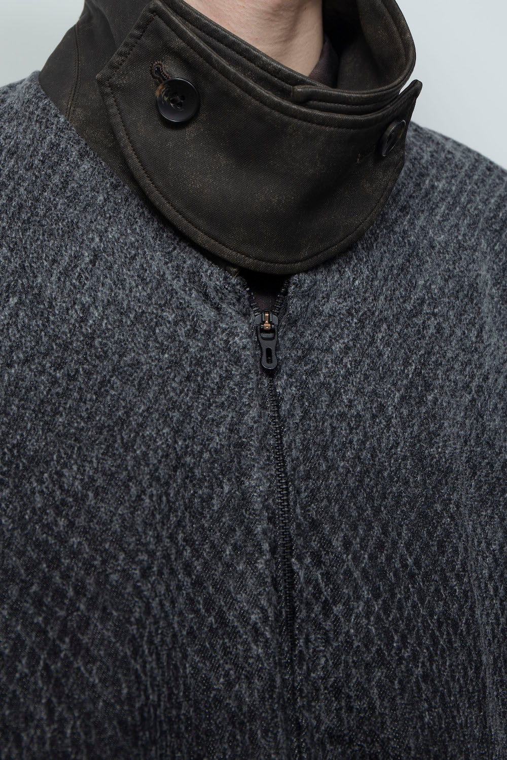<last item> LB26SS-JK02-HPD | Foil Print Reconstructed Carpenter Denim Jacket | BLACK×FOIL</last>