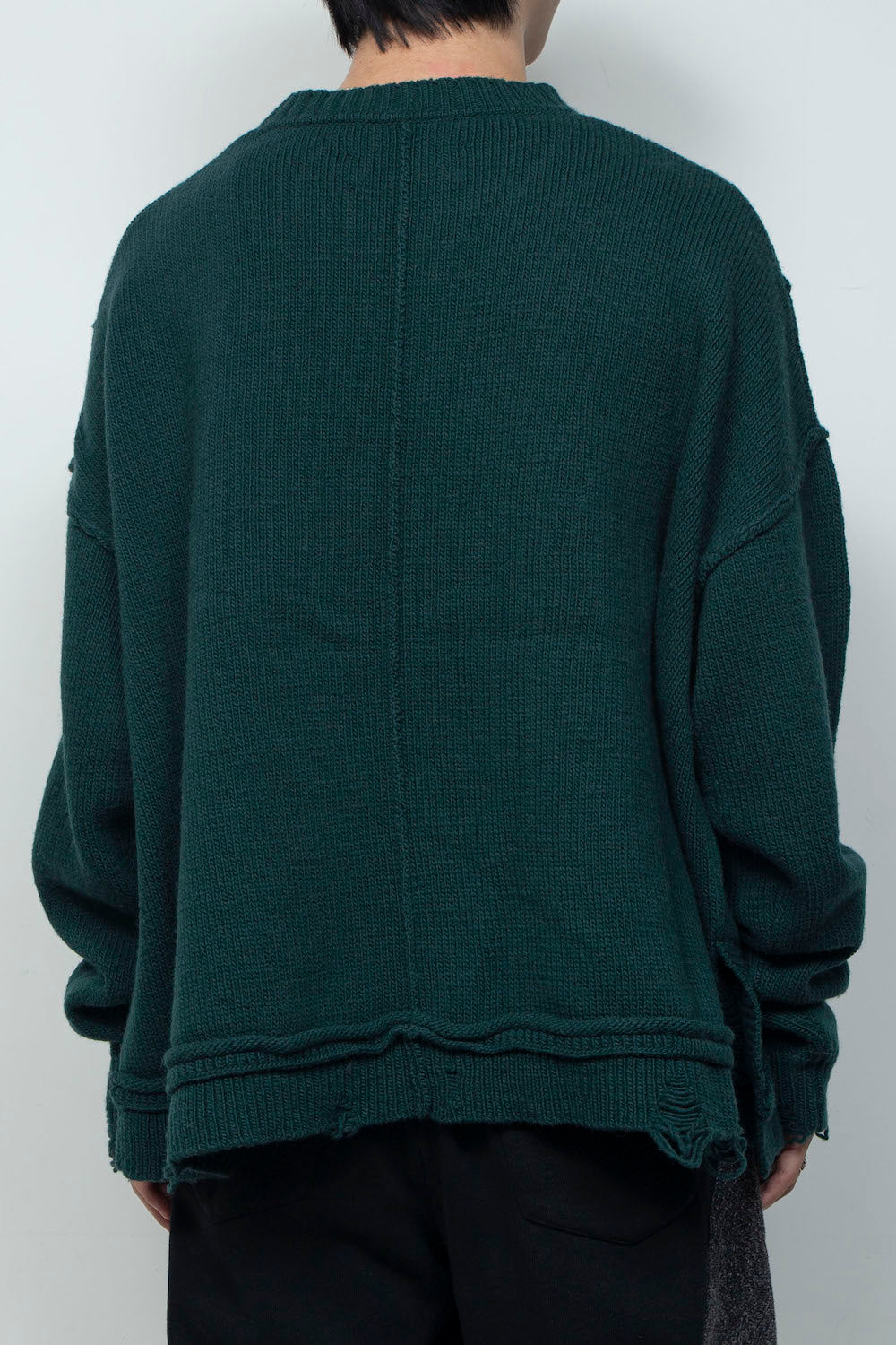 <LAST 1点> LB26AW-KN11 | ドッグモチーフインターシャセーター | JADE