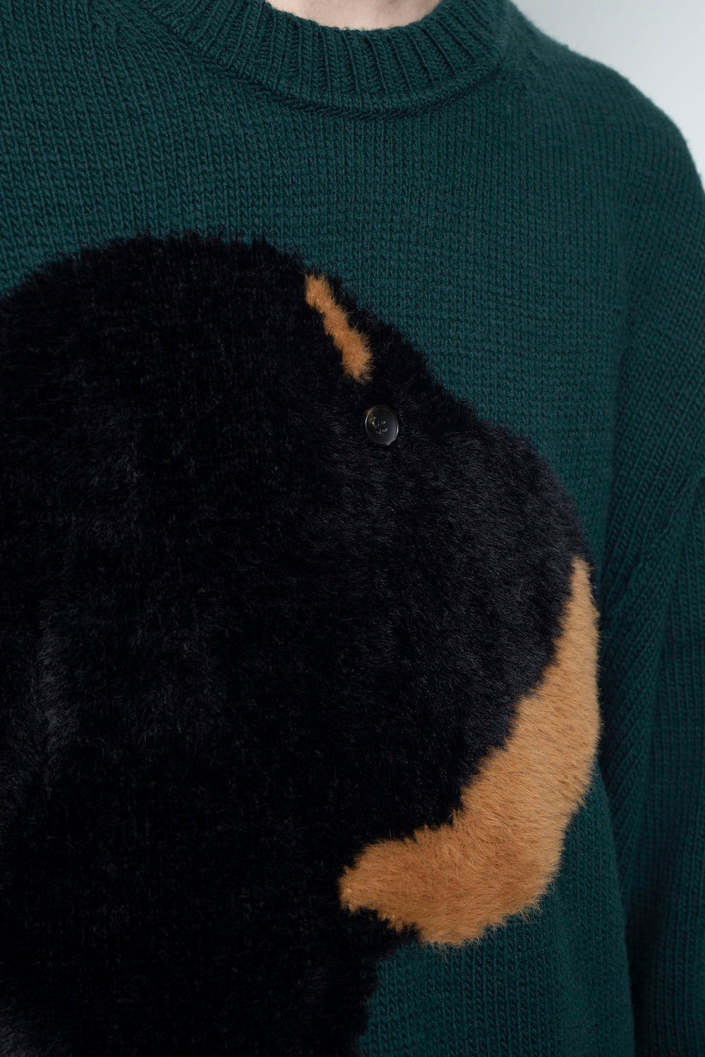 <LAST 1点> LB26AW-KN11 | ドッグモチーフインターシャセーター | JADE