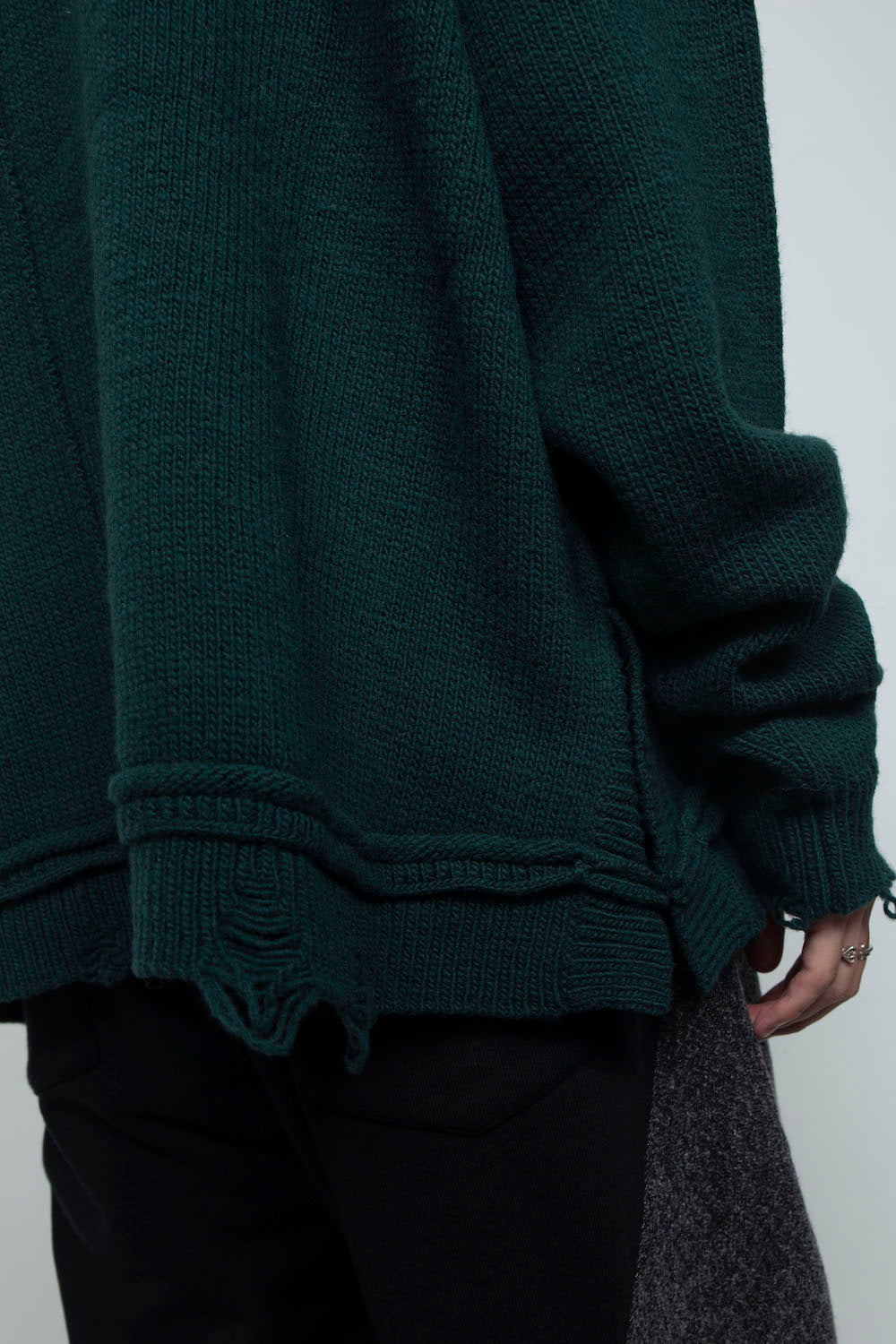 <LAST 1点> LB26AW-KN11 | ドッグモチーフインターシャセーター | JADE