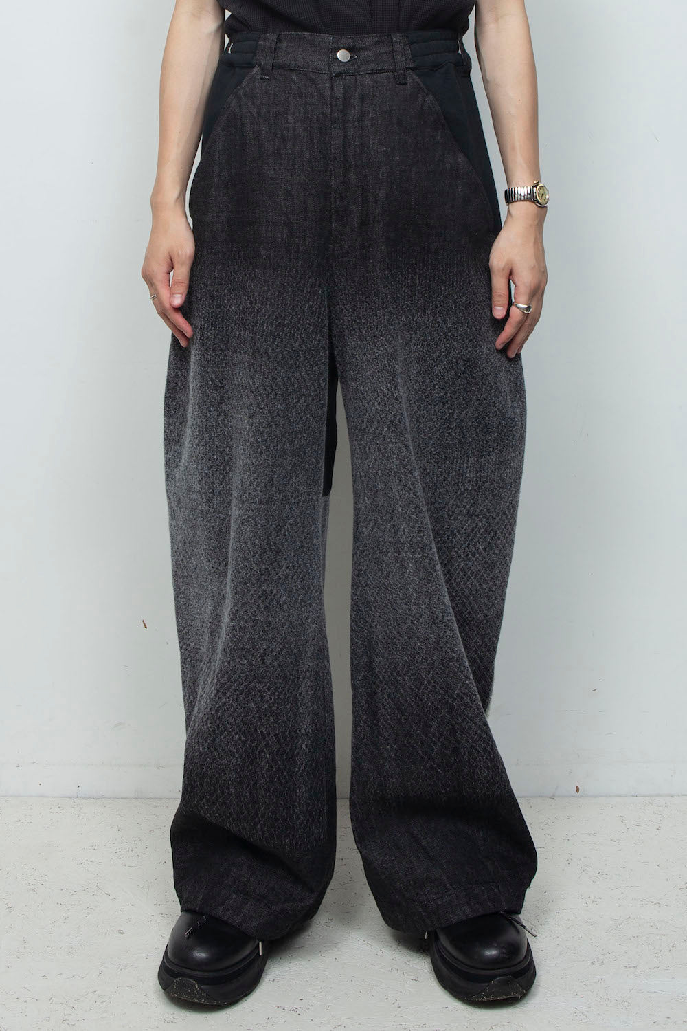 <last item> 
LB26SS-PT09-BDS | Original 3-Layer Sinflap Baggy Trousers | NATURAL</last>